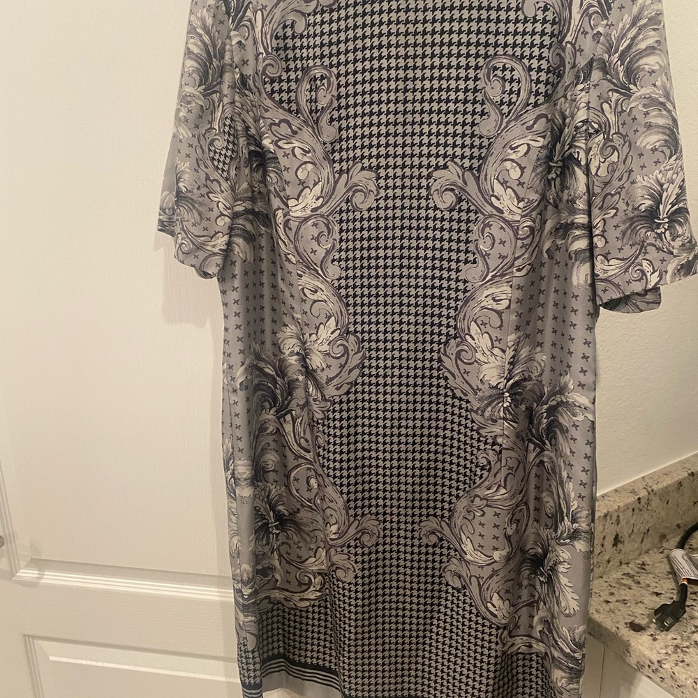 Brooks Brothers Black and Gray Dress